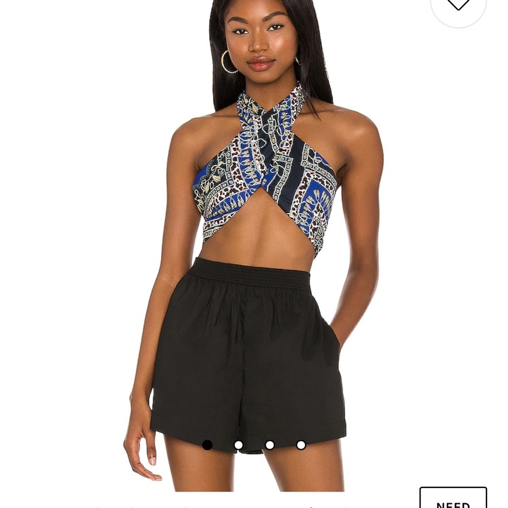 Tribal twist crop top from revolve